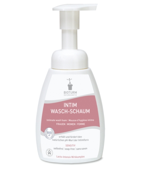 Mousse d'hygiène intime sans savon extra doux 250 ml Bioturm extrait de calendula camomille Espritphyto Mousse d'hygiène intime sans savon extra doux 250 ml Bioturm extrait de calendula camomille Espritphyto