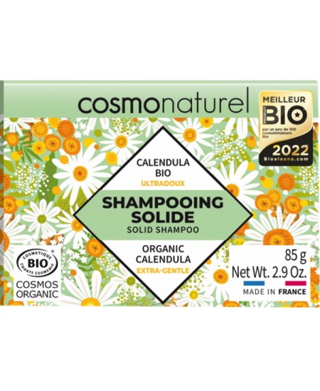 Cosmo Naturel - Shampoing Ultra doux Solide Calendula 85gr coco calendula base lavante végétale Espritphyto Cosmo Naturel - Shampoing Ultra doux Solide Calendula 85gr coco calendula base lavante végétale Espritphyto