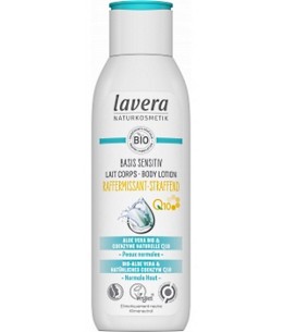 Lavera - Lait Corps Raffermissant Basis Sensitiv 250ml fermeté élascticité coenzyme Q10 Espritphyto