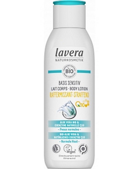 Lavera - Lait Corps Raffermissant Basis Sensitiv 250ml fermeté élascticité coenzyme Q10 Espritphyto