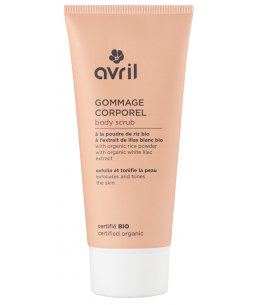 Gommage corporel bio à la poudre de riz - 200 ml - Avril exfoliant Espritphyto