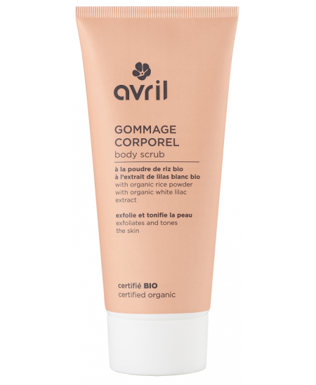 Gommage corporel bio à la poudre de riz - 200 ml - Avril exfoliant Espritphyto