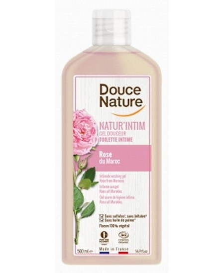 Douce nature - Natur Intim Gel douceur toilette intime Rose du Maroc 500ml équilibre intime Espritphyto