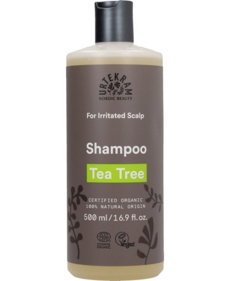 Urtekram - Shampoing HE Arbre à Thé Cuir chevelu irrité 500ml aloe vera squalane Espritphyto Urtekram - Shampoing HE Arbre à Thé Cuir chevelu irrité 500ml aloe vera squalane Espritphyto