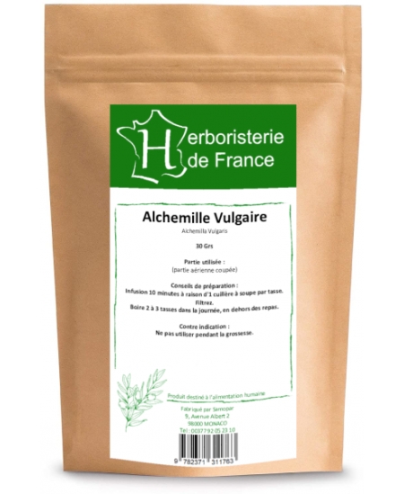 Herboristerie de France - Tisane Alchémille Vulgaire - 30 gr