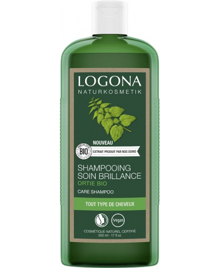 Logona - Shampooing brillance à l'ortie - 500 ml Logona - Shampooing brillance à l'ortie - 500 ml