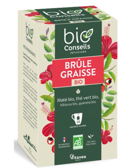 Infusion Brûle Graisse bio - bio équitable 20 sachets - Bio Conseils minceur Espritphyto Infusion Brûle Graisse bio - bio équitable 20 sachets - Bio Conseils minceur Espritphyto