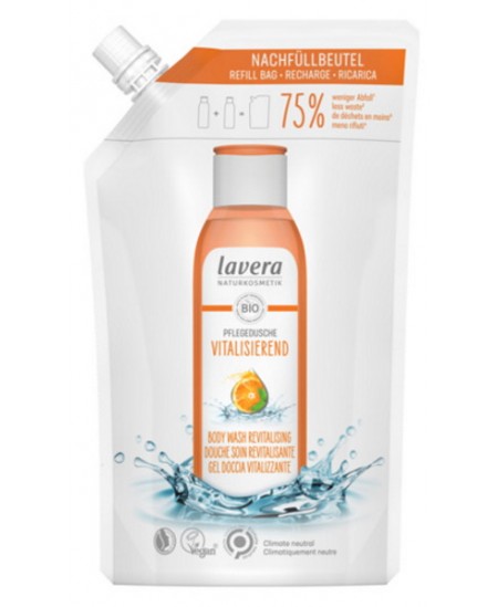 Lavera - Recharge Douche soin revitalisante 500ml orange menthe douceur et vitalité high vitality Espritphyto Lavera - Recharge Douche soin revitalisante 500ml orange menthe douceur et vitalité high vitality Espritphyto
