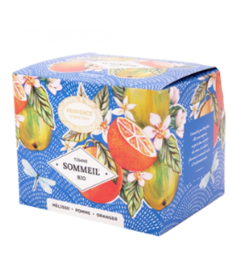 Provence d'Antan - Tisane be cube Sommeil bio 24 sachets 36g recharge carton infusion sommeil bio Espritphyto