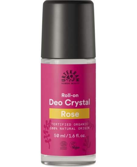 Urtekram - Déodorant bille Déo Crystal à la Rose - 50 ml rose citronnelle pierre d'alun Espritphyto Urtekram - Déodorant bille Déo Crystal à la Rose - 50 ml rose citronnelle pierre d'alun Espritphyto