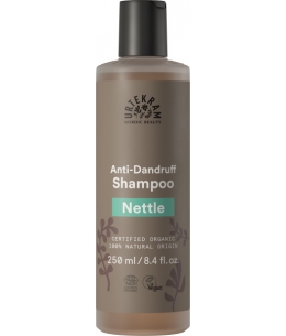 Shampoing Ortie antipelliculaire - 250 ml - Urtekram ortie bergamote cyprès citronnelle aloe vera Espritphyto