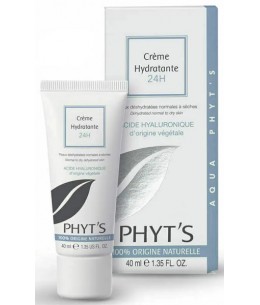 Aqua Phyt's Crème Hydratante 24H - 40 ml - Phyt's squalane acide hyaluronique Espritphyto