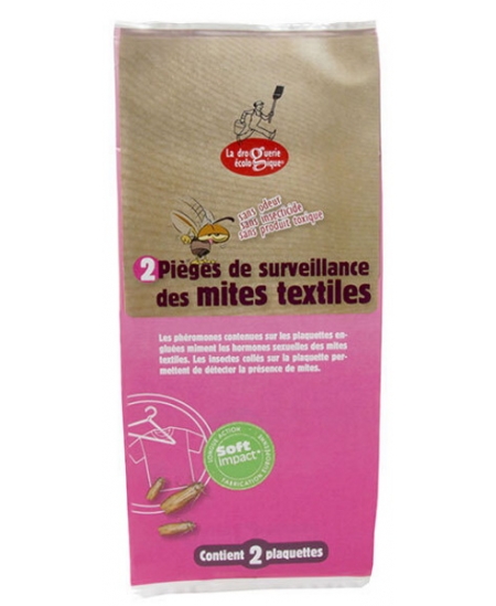 Contrôle des mites textiles 2 plaquettes - Droguerie Ecologique phéromones mites Espritphyto Contrôle des mites textiles 2 plaquettes - Droguerie Ecologique phéromones mites Espritphyto