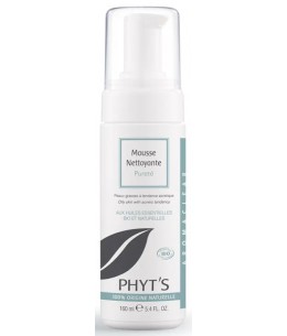 Phyts - Mousse nettoyante pureté peaux grasses à tendance acnéique AROMACLEAR - 160ml