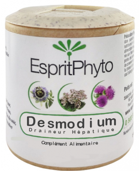 Desmodium adscendens - 60 gélules - EspritPhyto draineur du foie Espritphyto Desmodium adscendens - 60 gélules - EspritPhyto draineur du foie Espritphyto