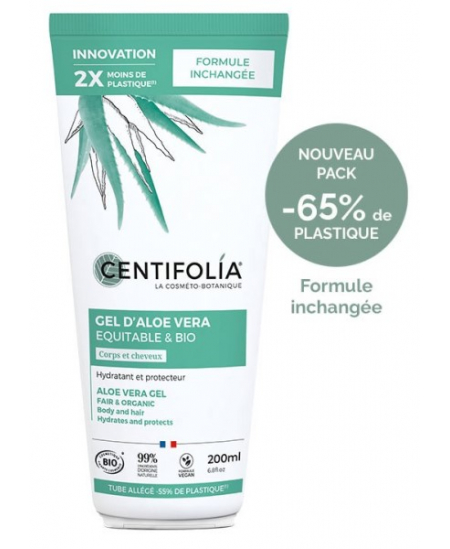 Centifolia - Gel d'Aloe Vera bio hydratant et protecteur 200ml adoucissant anti irritations Espritphyto Centifolia - Gel d'Aloe Vera bio hydratant et protecteur 200ml adoucissant anti irritations Espritphyto