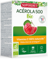 Super Diet - Acérola 500 bio 24 comprimés Espritphyto  tonus vitalité