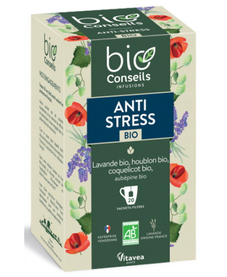 Infusion Anti Stress bio 20 sachets Bio Conseils Espritphyto tisane anti stress Infusion Anti Stress bio 20 sachets Bio Conseils Espritphyto tisane anti stress