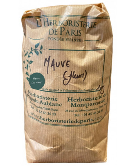 Herboristerie De Paris - Tisane Mauve du nord fleur 100 gr émolliente adoucissante Espritphyto Herboristerie De Paris - Tisane Mauve du nord fleur 100 gr émolliente adoucissante Espritphyto