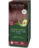 Logona - Coloration soin végétale Rouge Acajou 100 gr acajou foncé pour les cheveux châtain Espritphyto