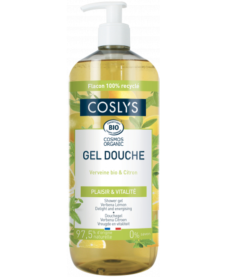 Coslys - Gel douche Verveine citron 1 Litre aloe vera base lavante coco sucres douceur Esprit phyto Coslys - Gel douche Verveine citron 1 Litre aloe vera base lavante coco sucres douceur Esprit phyto