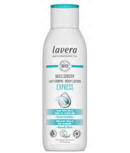 Lavera - Lait Corps express Basis sensitiv 250ml lait corporel hydratant Espritphyto