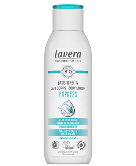 Lavera - Lait Corps express Basis sensitiv 250ml lait corporel hydratant Espritphyto