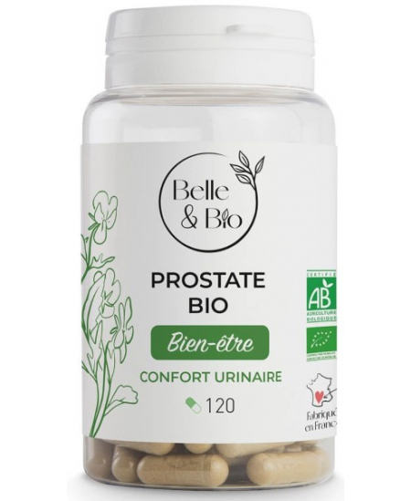 Prostate bio - 120 gélules - Belle et Bio racine d'ortie pépins de courge Espritphyto