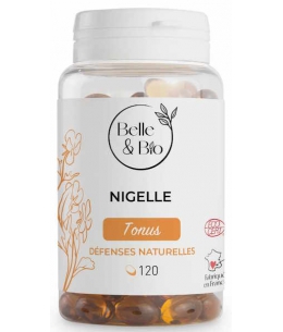huile de Nigelle bio 120 capsules Belle et Bio Espritphyto huile de cumin noir
