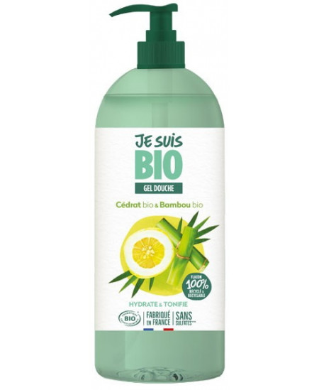 Je Suis Bio - Gel douche Cédrat et Bambou 1 Litre aloe vera Espritphyto Je Suis Bio - Gel douche Cédrat et Bambou 1 Litre aloe vera Espritphyto