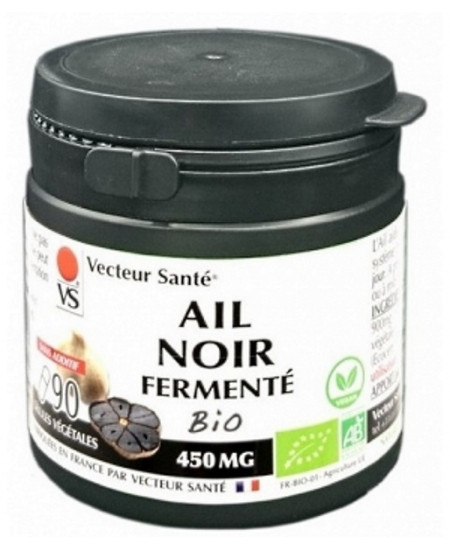 Vecteur Santé - Ail Noir fermenté Bio 90 gélules Végétales allium sativum cardio vasculaire Espritphyto