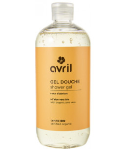 Gel douche Coeur d'Abricot - 500 ml - Avril aloe vera senteurs fruitées Espritphyto