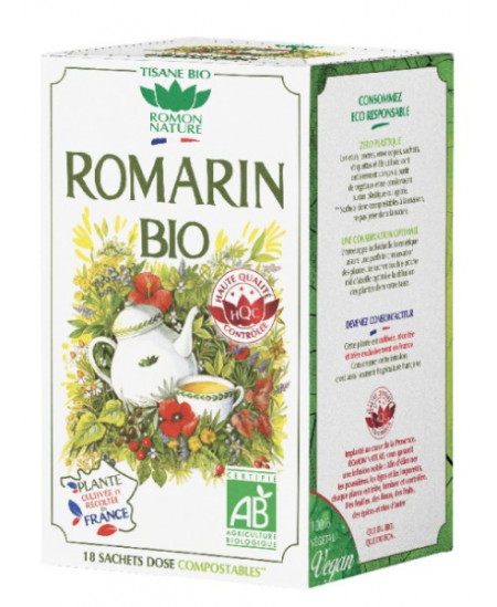 tisane ROMARIN BIO - 18 Sachets - Romon Nature digestion foie Espritphyto