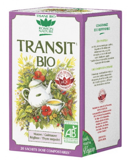 Romon Nature - Tisane Transit bio 20 sachets mauve guimauve régularité intestinale Espritphyto Romon Nature - Tisane Transit bio 20 sachets mauve guimauve régularité intestinale Espritphyto