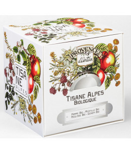 Provence d'Antan Tisane des Alpes biologique 24 sachets 60g recharge carton génépi myrtille réglisse Espritphyto