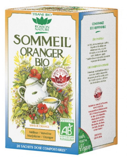 Romon Nature - Tisane sommeil Oranger Bio 20 sachets