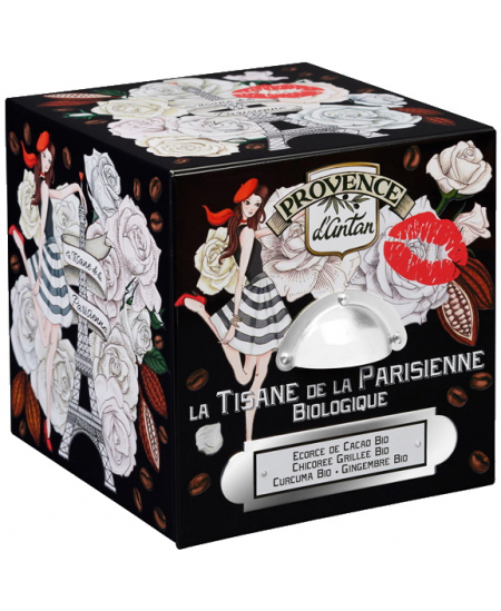Provence d'Antan Tisane de la parisienne biologique boite métal 24 sachets infusion engagée et sophistiquée Espritphyto Provence d'Antan Tisane de la parisienne biologique boite métal 24 sachets infusion engagée et sophistiquée Espritphyto