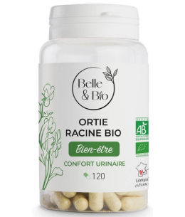 Ortie racine bio - 120 gélules - Belle et Bio confort urinaire de l'homme de plus de 50 ans Espritphyto