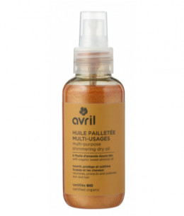 Avril - Huile pailletée Multi usages Bio - 100 ml