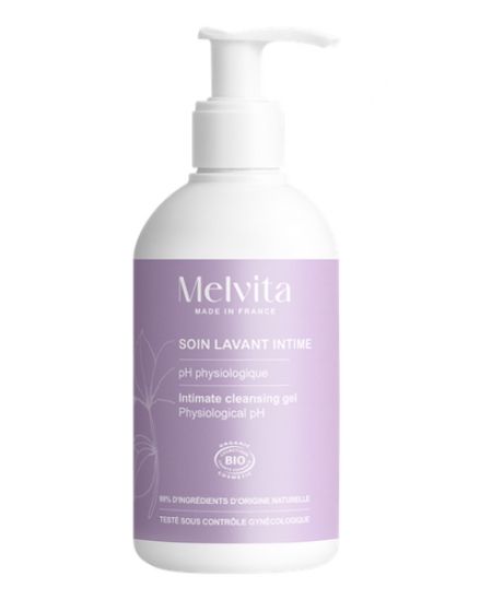 Gel hygiène intime Mauve Cranberry Hibiscus - 225 ml - Melvita gel lavant doux Espritphyto