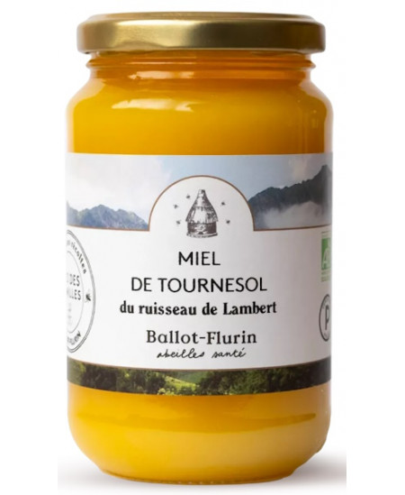 Ballot Flurin - Miel de Tournesol bio du ruisseau de Lambert 480g Miel de Tournesol bio Ballot Flurin Espritphyto Ballot Flurin - Miel de Tournesol bio du ruisseau de Lambert 480g Miel de Tournesol bio Ballot Flurin Espritphyto
