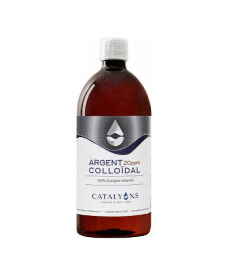 Catalyons - Argent Colloïdal 20 PPM - 500 Ml Catalyons - Argent Colloïdal 20 PPM - 500 Ml