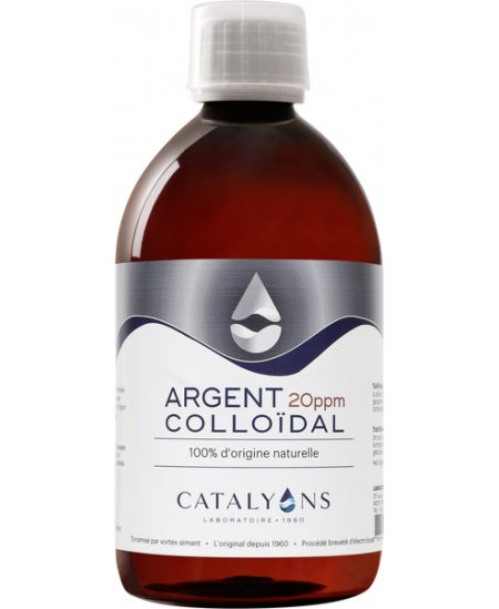 Catalyons - Argent Colloïdal 20 PPM - 500 Ml Catalyons - Argent Colloïdal 20 PPM - 500 Ml