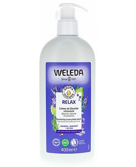 Weleda Crème de douche relaxante Relax 400ml complexe relaxant et calmante Espritphyto Weleda Crème de douche relaxante Relax 400ml complexe relaxant et calmante Espritphyto