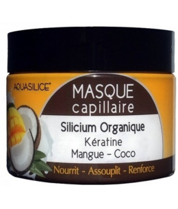 Masque capillaire Kératine Mangue Coco 250ml Aquasilice masque capillaire au silicium organique Espritphyto