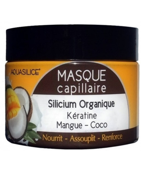 Masque capillaire Kératine Mangue Coco 250ml Aquasilice masque capillaire au silicium organique Espritphyto Masque capillaire Kératine Mangue Coco 250ml Aquasilice masque capillaire au silicium organique Espritphyto