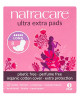 Natracare 8 Serviettes longues Ultra Extra Pads à ailettes