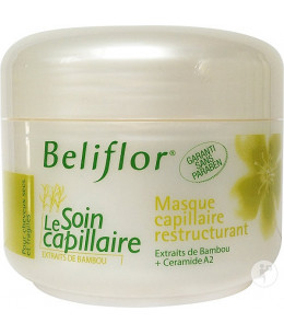 Beliflor - Masque capillaire Restructurant Bambou Pot 250ml silicium céramides Espritphyto