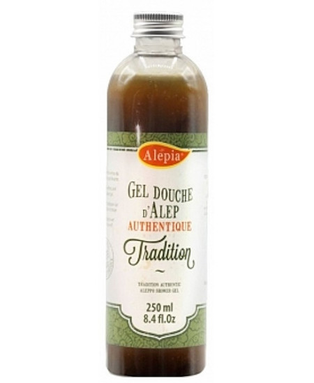 Gel douche d'Alep Authentique Tradition - 250 ml - Alepia huiles d'olive et de baies de laurier Espritphyto Gel douche d'Alep Authentique Tradition - 250 ml - Alepia huiles d'olive et de baies de laurier Espritphyto