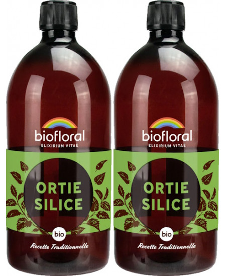 Biofloral - Duopack Ortie Silice bio en solution buvable - 2x1 L aide les articulations Espritphyto Biofloral - Duopack Ortie Silice bio en solution buvable - 2x1 L aide les articulations Espritphyto
